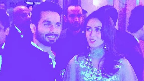 Newlyweds Mira Rajput and Shahid Kapoor
