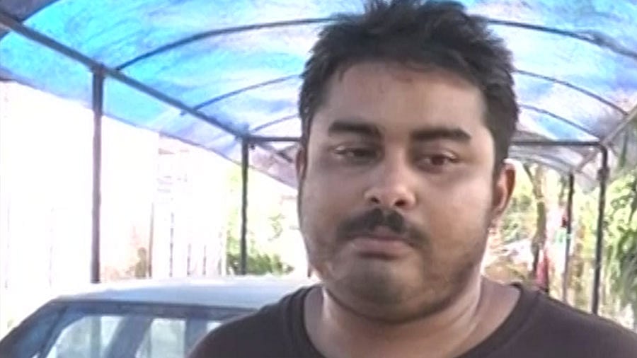 A still of Mikhail Bora, brother of Sheena Bora. (Photo courtesy: ANI Screengrab)
