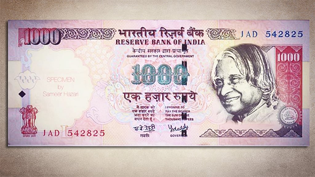 Sameer Hazari added Kalam’s image to a Rs 1000 note. It’s&nbsp;invited cautious, positive and some downright hateful comments. (Courtesy: Facebook/Art and I: Sameer Hazari)