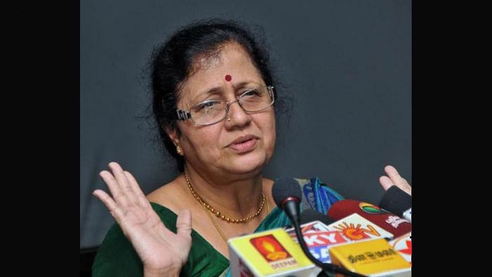 Chandra Krishnamoorthy, Vice Chancellor, Puducherry University. (Photo: <i>The News Minute)</i>
