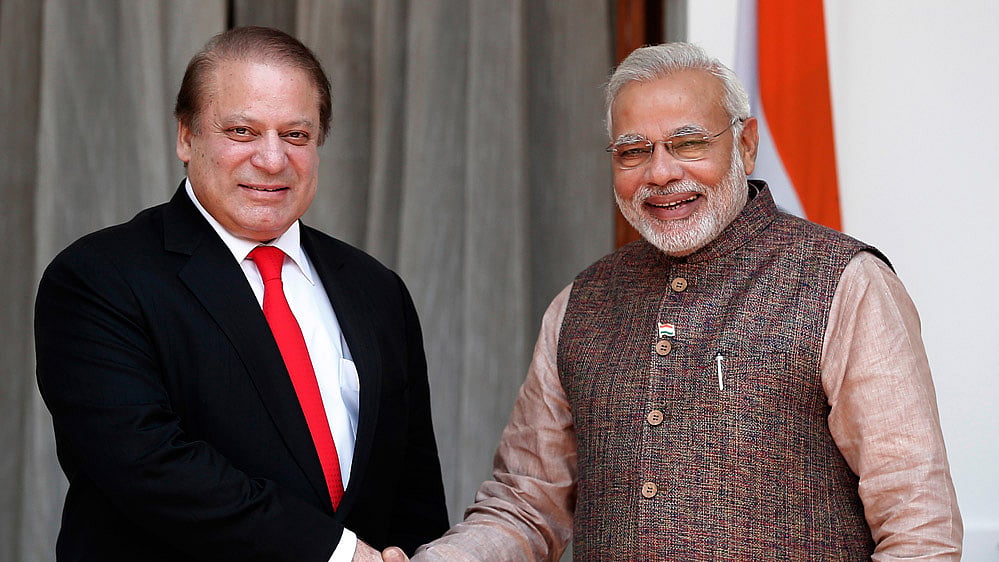 File photo of Pakistan PM Sharif and PM Modi. (Photo: Reuters)