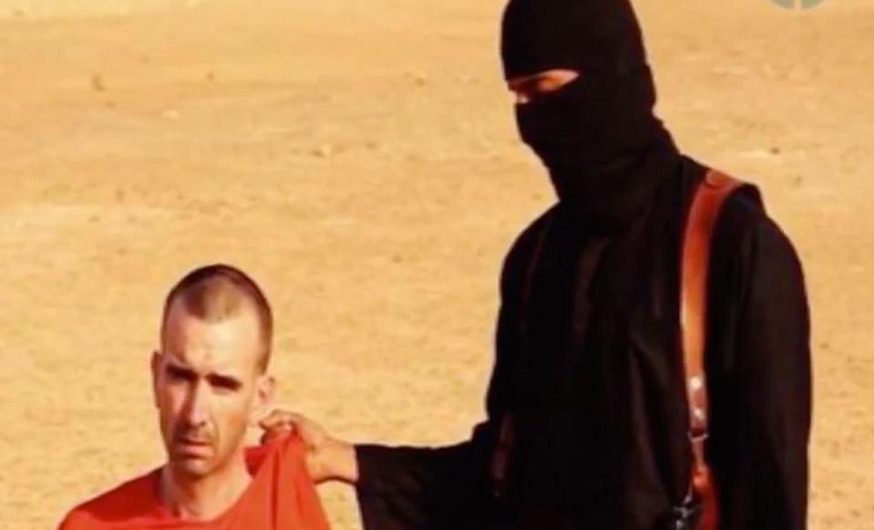 Jihadi John in one of the videos. (Photo: YouTube)