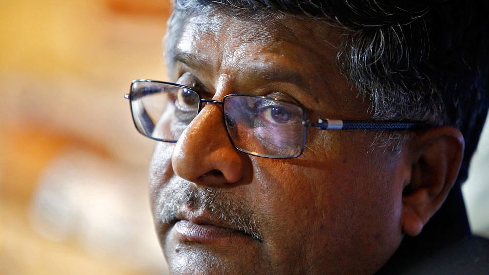 Telecom Minister Ravi Shankar Prasad (Source: Reuters) 