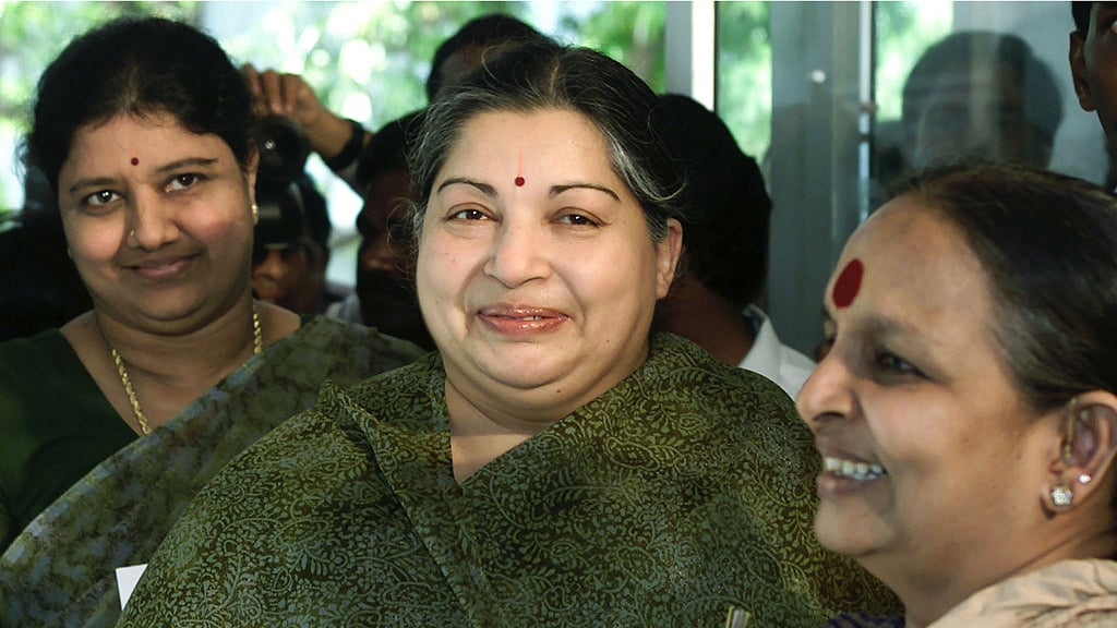 File image of former Tamil Nadu CM J Jayalalithaa.
