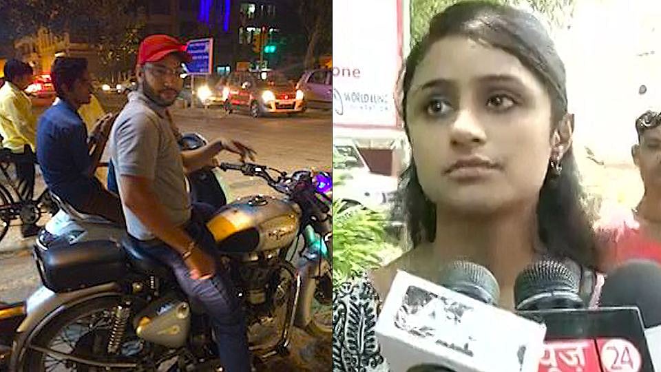 After his photograph was extensively circulated on social media by Jasleen Kaur (right), Sarvjeet Singh has presented his side of the story to the media. 
