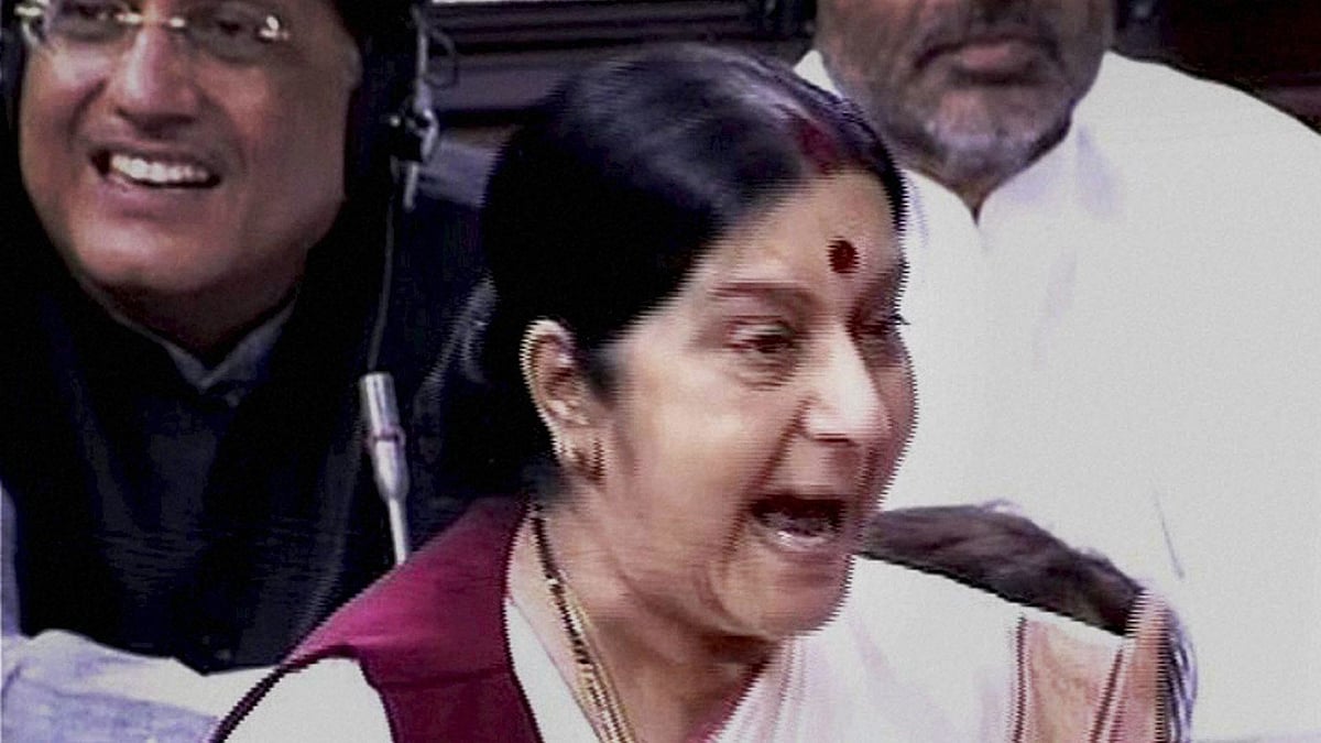 Sushma Swaraj in Lok Sabha: I did not help Lalit Modi get travel documents. (Photo: PTI)
