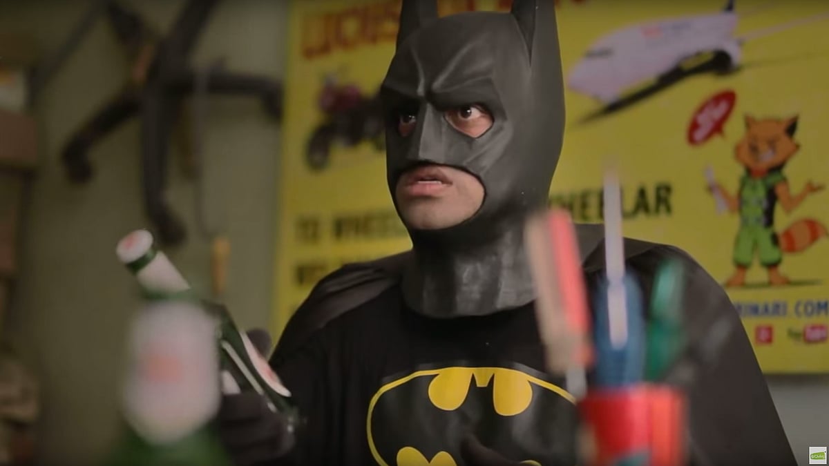 The Chennai bred Batman sure has a tough life! (Photo: Youtube/<a href="https://www.youtube.com/watch?v=sgje1dxbkxU">Put Chutney</a>)