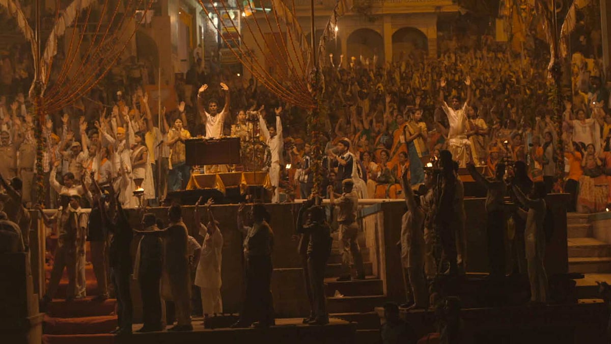 A still from <i>Battle for Benares</i>