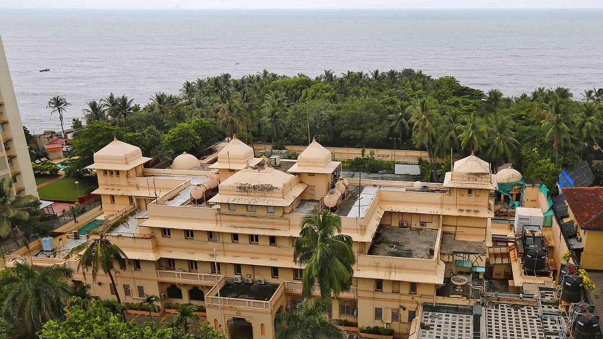 The expansive and expensive Lincoln House as seen from Bhulabhai Desai road (Photo: Reuters)