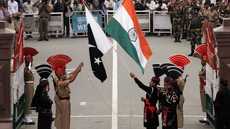 The Wagah border. (Photo: PTI)