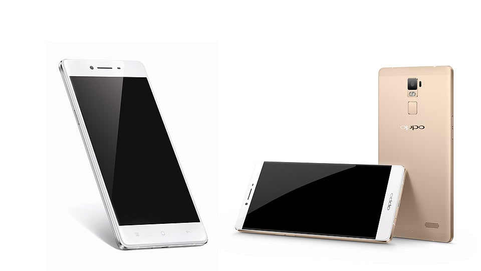 Oppo R7 Lite (Left) and Oppo R7 Plus (Right). (Photo: Oppo)