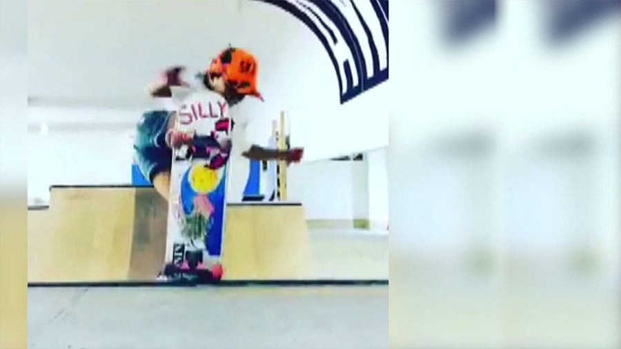 Tiny Japanese siblings take skateboarding to another level. (Photo: AP screengrab)
