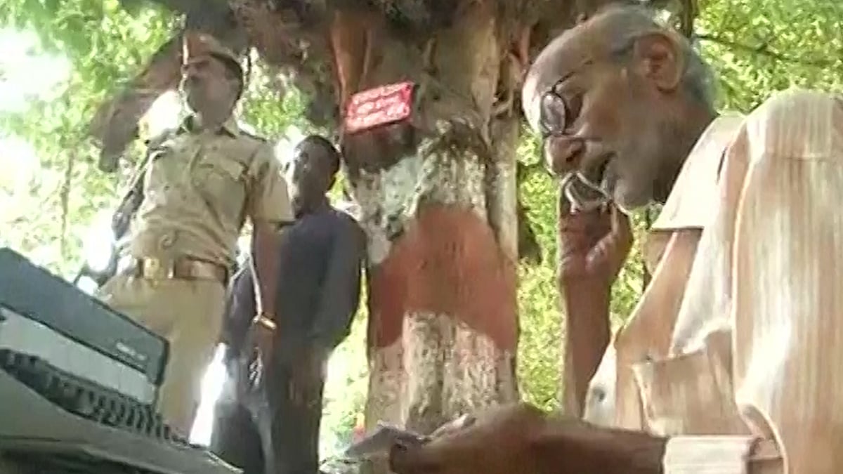 The state police has now given security to Kishan Kumar. (Photo: ANI screengrab) 