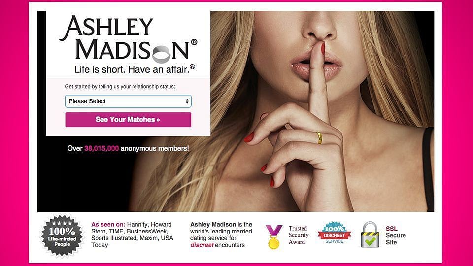 Ashley Madison’s controversial tagline, encouraging&nbsp;users to have “an affair.”