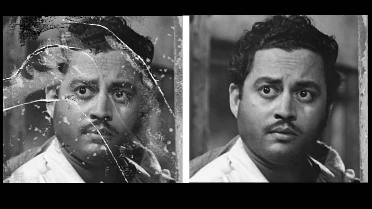 The before and after of <i>Pyaasa </i>(Photo courtesy: Ultra Media & Entertainment Pvt Ltd)