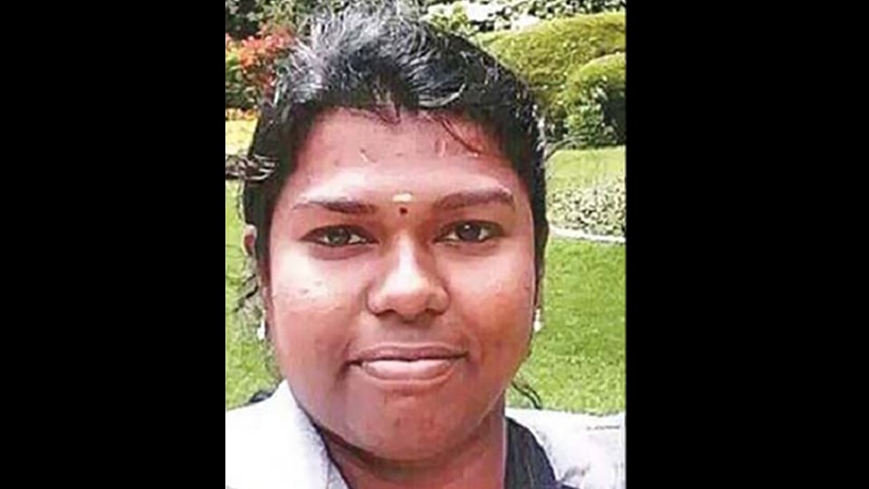 File picture of DSP Vishnupriya (Photo courtesy: <i>The News Minute</i>)