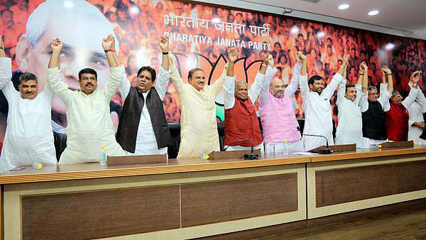 “Vikas is NDA’s main agenda,” says Amit Shah.&nbsp;(Photo: <a href="https://twitter.com/AmitShahOffice">Twitter.com/@AmitShah</a>)