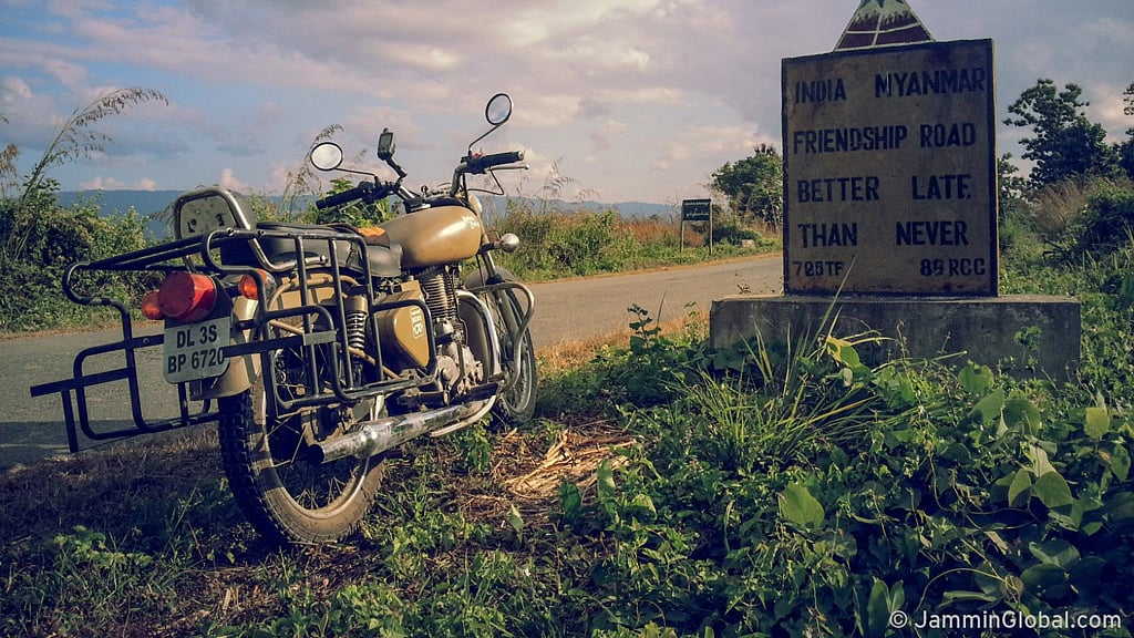  Great to see the Indian Army contributing to Myanmar’s highway paving. (Photo: Jay Kannaiyan)
