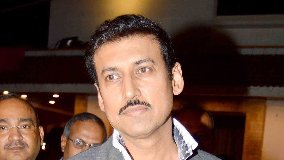 Rajyavardhan Rathore, MoS, I&B. (Photo: Yogen Shah) 