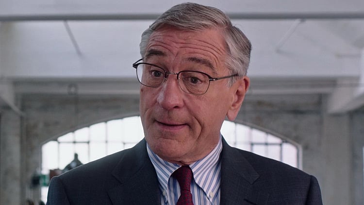 Robert De Niro in a scene from <i>The Intern</i>
