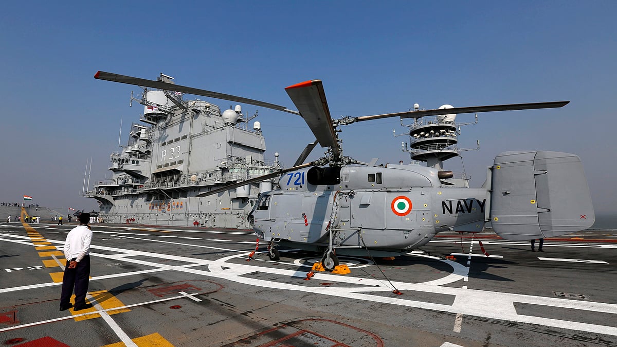 Indian Navy’s aircraft carrier. 