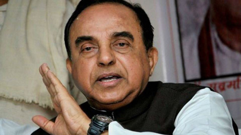 BJP leader Subramanian Swamy.
