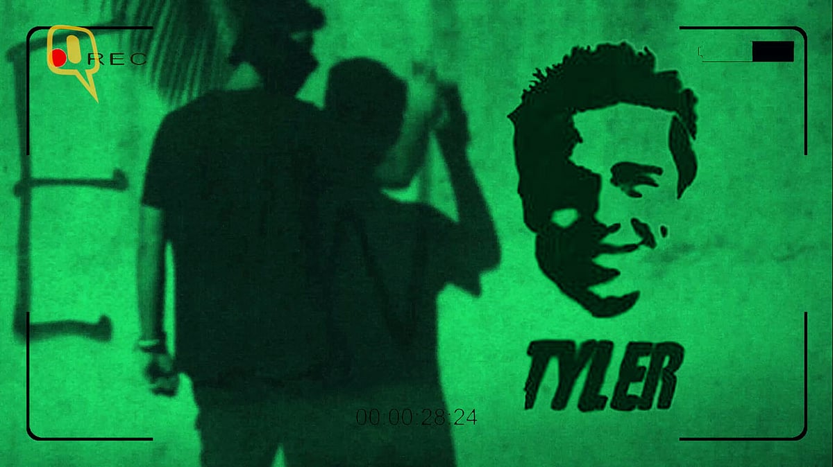 Meet Tyler, the anonymous street graffiti artist who is painting Mumbai’s walls with profound messages