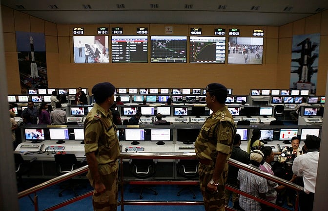 ISRO’s control room. (Photo: Reuters)