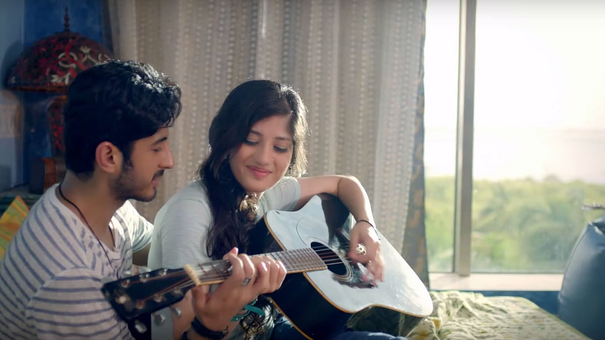 Anmol Malik in Lamhein’s Music video. (Photo: <a href="https://www.youtube.com/channel/UCye6Oz0mg46S362LwARGVcA">EMIRecords</a>)
