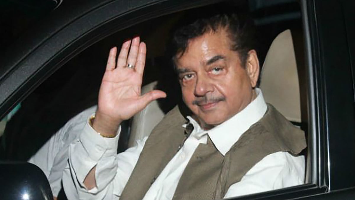 Actor-turned-BJP MP Shatrughan Sinha.