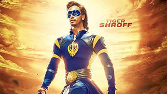 Screengrab of a poster of Tiger Shroff starrer ‘A Flying Jatt’. (Photo: Balaji Motion Pictures)
