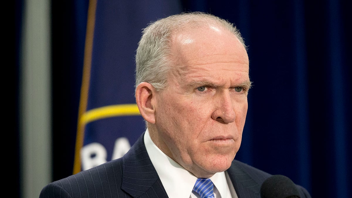In this December 11, 2014 fie photo, CIA director John Brennan listens during a news conference at CIA headquarters in Langley, Virginia. (Photo: AP)
