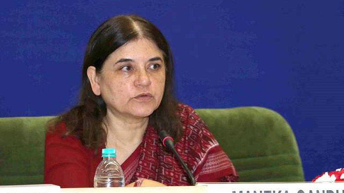 Union Minister Maneka Gandhi. (Photo Courtesy: The News Minute)