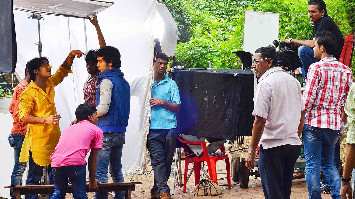 A film shoot in progress (Photo: Yogen Shah)