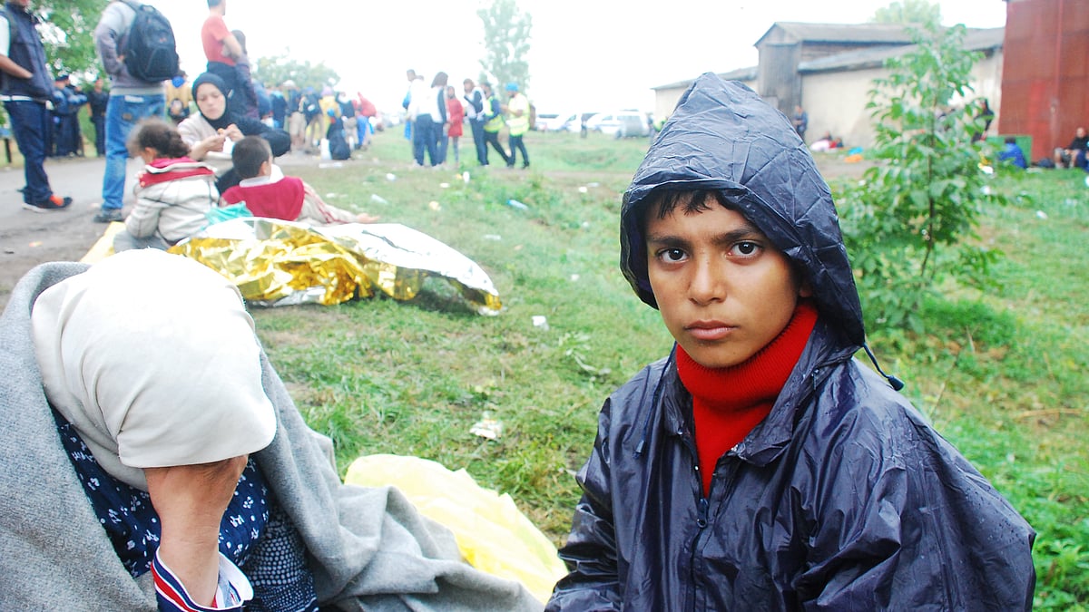 Ahmed, his two siblings and his mother left Damascus after his oldest brother was shot dead. (Courtesy: Priyali Sur)