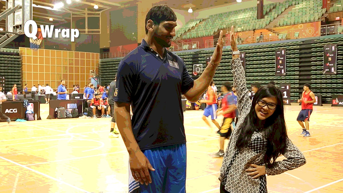 India’s NBA export Satnam Singh in an exclusive interview with the Quint. (Photo: The Quint)