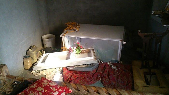Inside Mohammad Akhlaq’s house in Bisahara, Dadri. (Photo: The Quint)