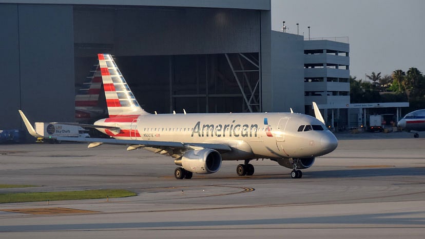 An American Airlines flight.