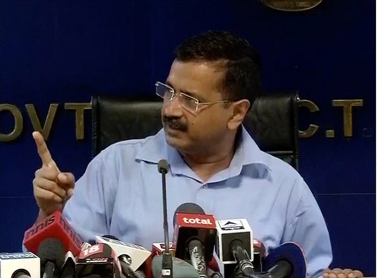 Arvind Kejriwal, Chief Minister of Delhi. (Photo: ANI screengrab)