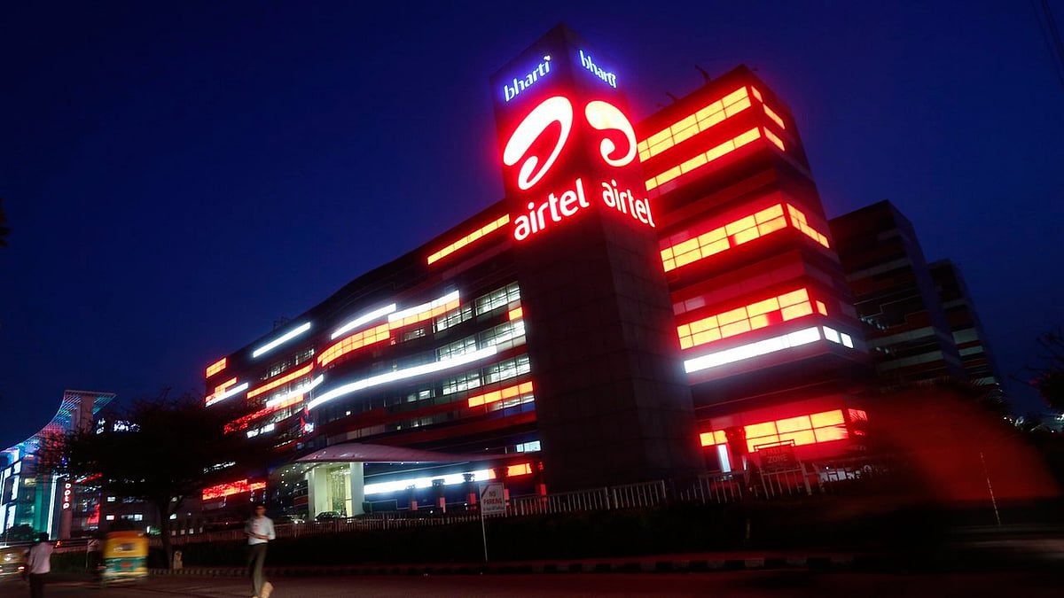 The Bharti Airtel office building in Gurgaon. 