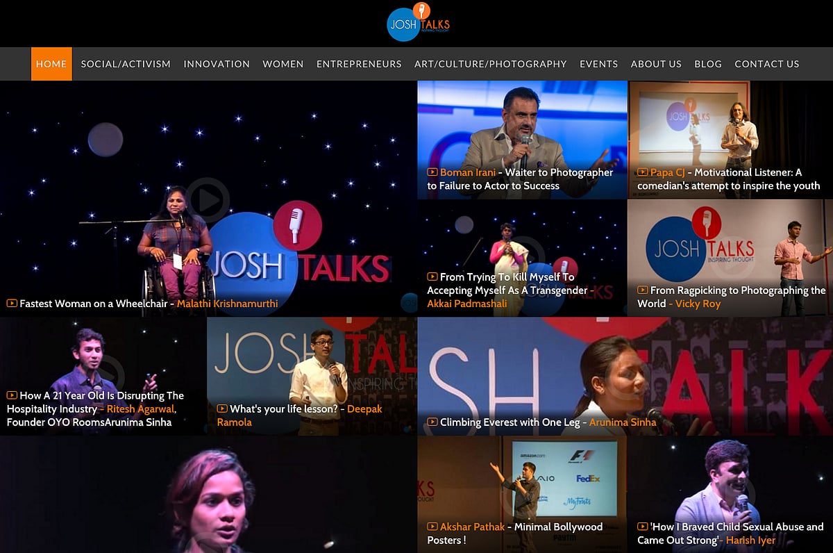Josh Talks showcases some of the most inspiring real-life stories. (Photo Courtesy: <a href="http://joshtalks.com/">joshtalks.com</a>)