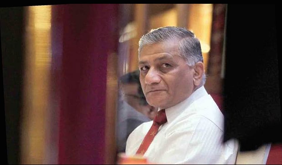MoS External Affairs VK Singh sparked controversy over Dalit killing in Ballabgarh. (Photo: PTI)
