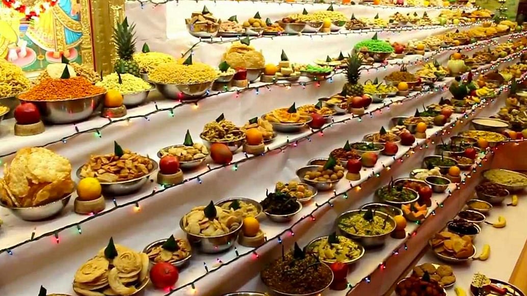 The treats offered to the Gods are made with dollops of ghee, love and devotion. (Photo: Youtube screengrab)
