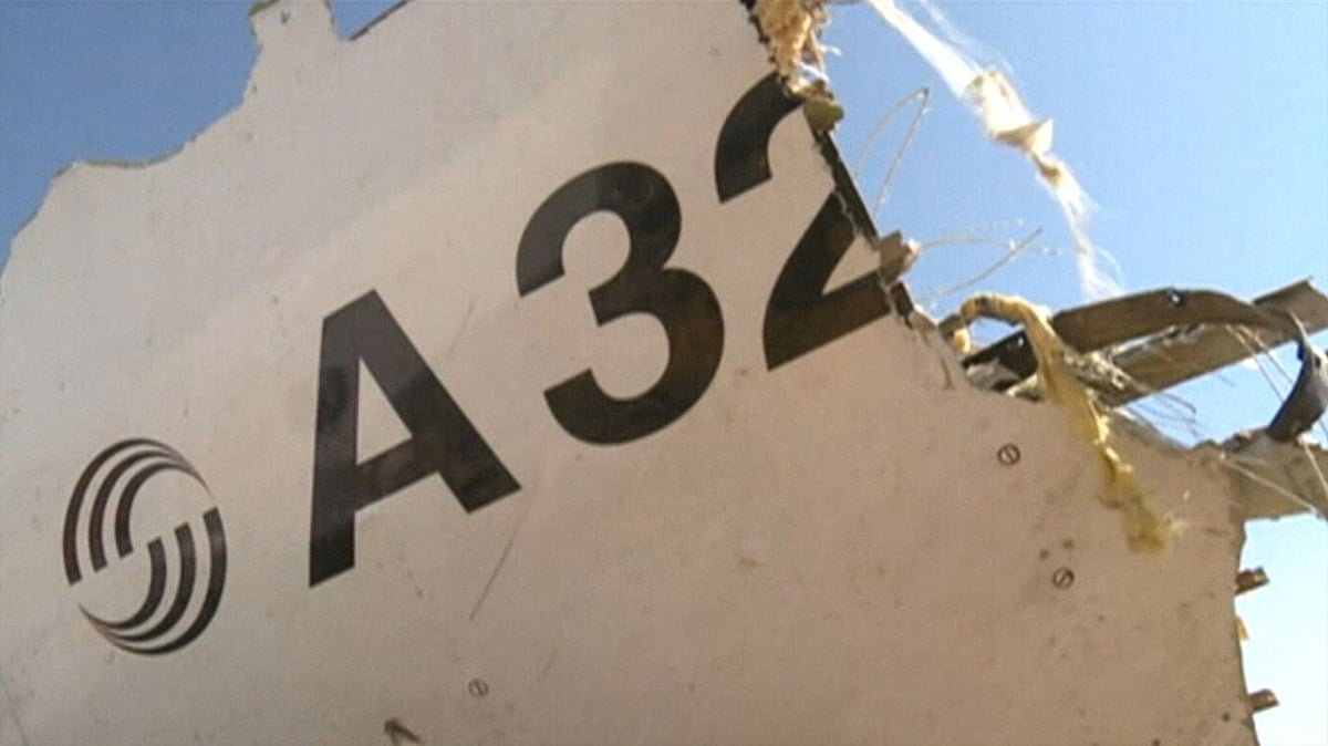 Remains of the Airbus A321, the Russian airliner that crashed in Egypt’s Sinai desert killing all 224 people onboard.
