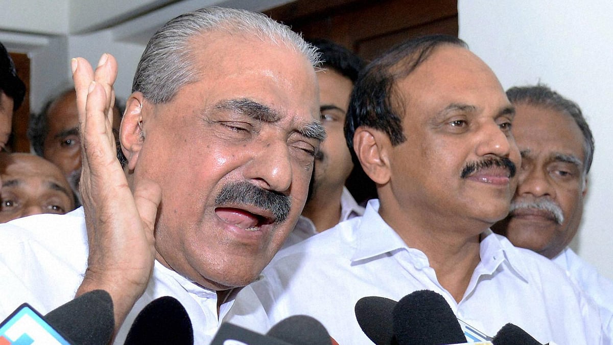 Kerala Finance Minister KM Mani announces resignation. (Photo: PTI)