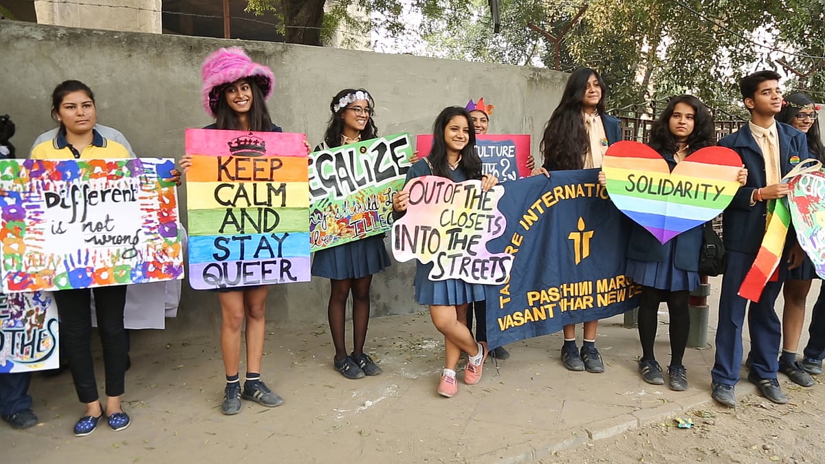 The 2015 Delhi Queer Pride. (Photo: The Quint)