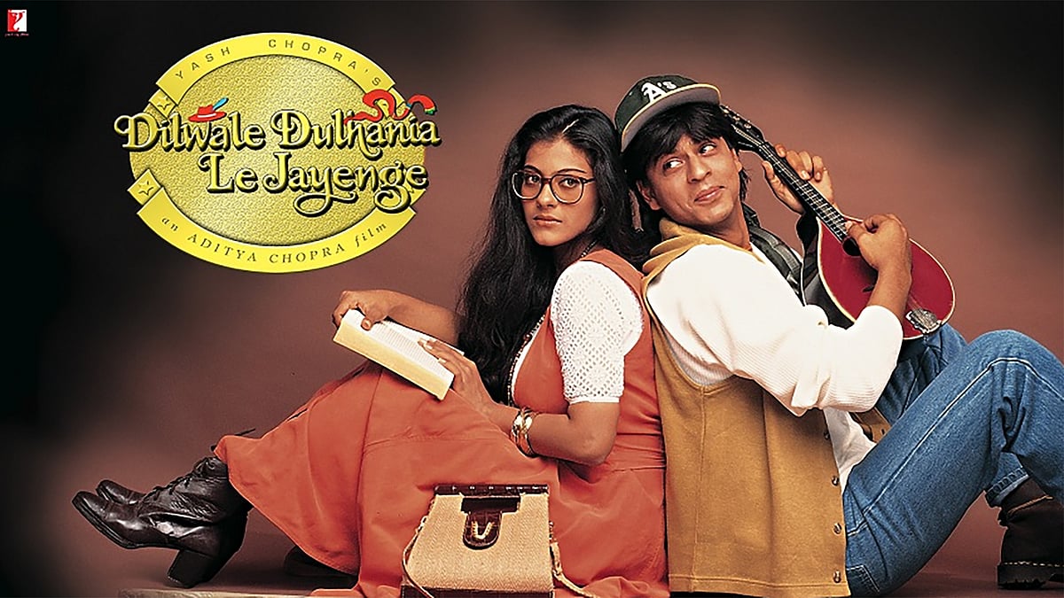 A poster of <i>DDLJ</i>.