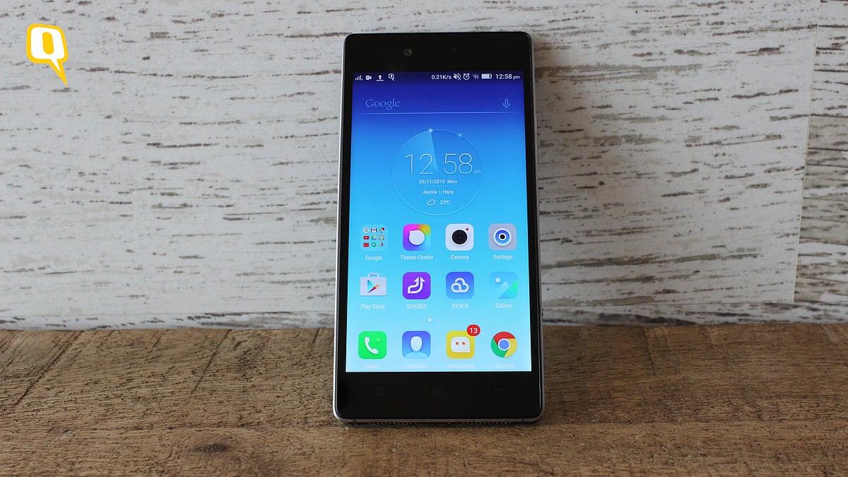 Lenovo Vibe Shot is a camera sense in its true sense. (Photo: <b>The Quint</b>)