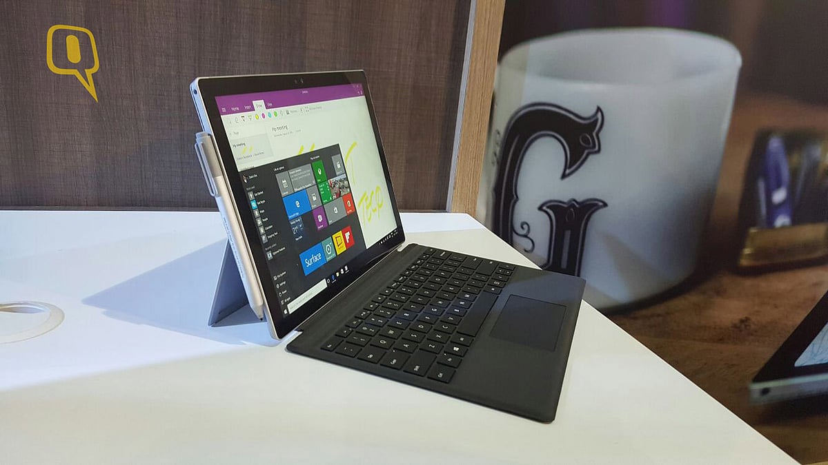 Microsoft Surface Pro 4. (Photo: <b>The Quint</b>)