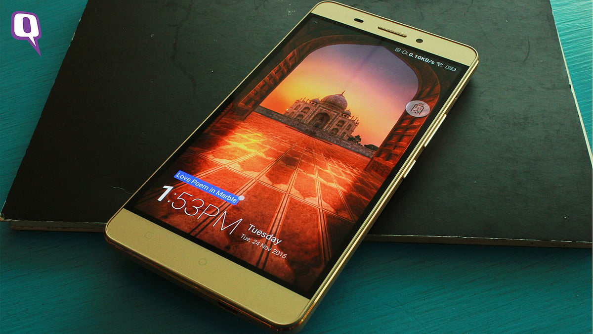Gionee Marathon M5 is a powerhouse with a gigantic 6,020mAh battery. (Photo: <b>The Quint</b>)